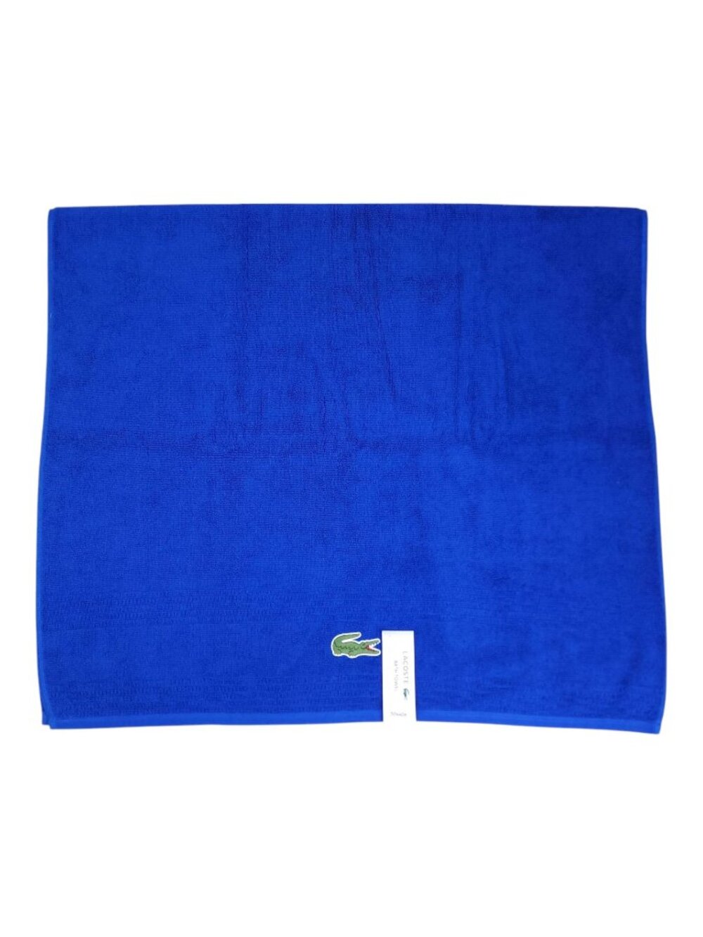 Lacoste Bath Towel 30"X52" Royal Blue 100% Cotton Highly Absorbent Low Lint